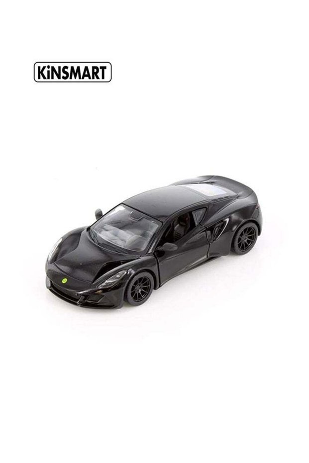Kinsmart 1:34 Lotus Emira Die-Cast Model Car (Black) – Pull Back Toy for Kids & Collectors