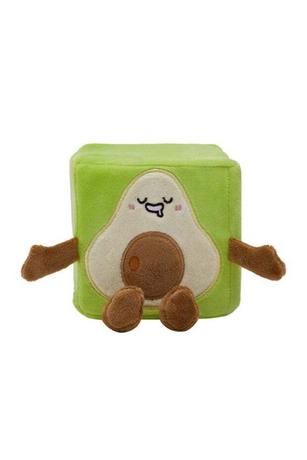 Square Pals Avo Buddy Avocado Plush Toy (10 cm, Green/White)