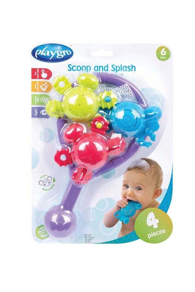 Scoop And Splash Bath Set – Engaging Baby Toy For Development And Sensory Play, 6+ Months