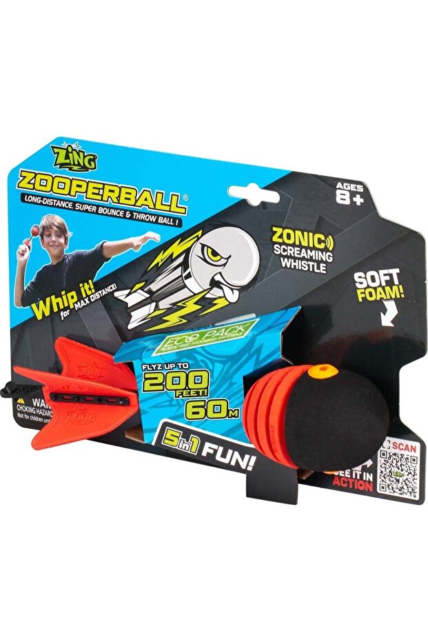 Zing Blast Off 5-in-1 Zooperball Throw Ball