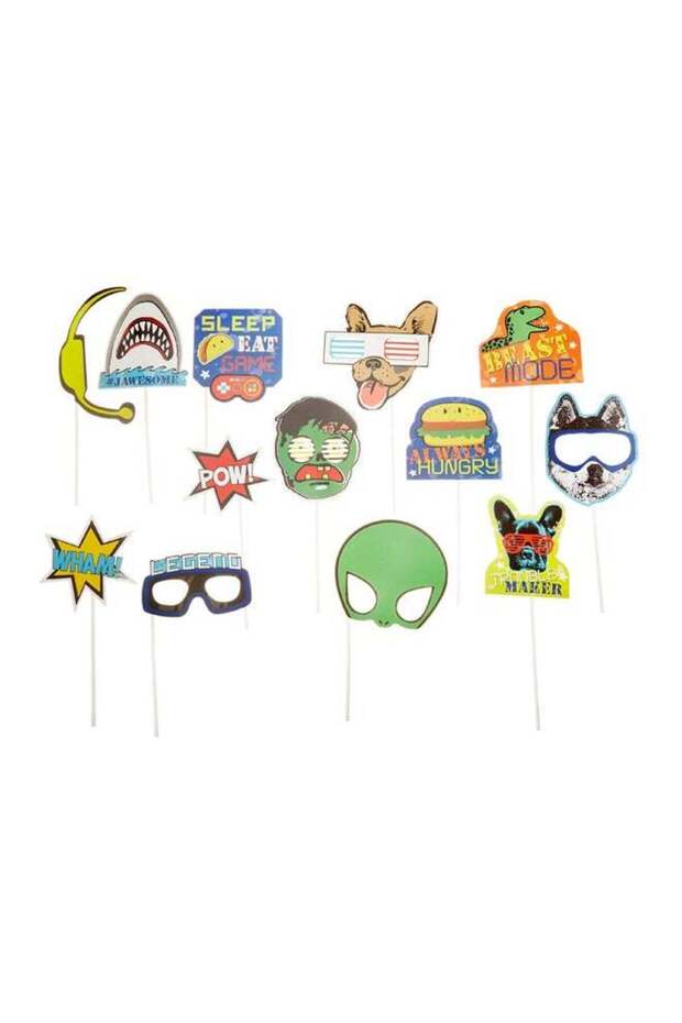 13-Piece Epic Party Photo Props Kit Party Accessories Party Supplies