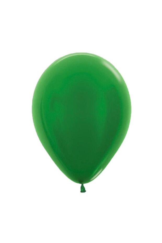 Sempertex 12-Inch Latex Balloons Metallic Green - Pack of 50 Pieces