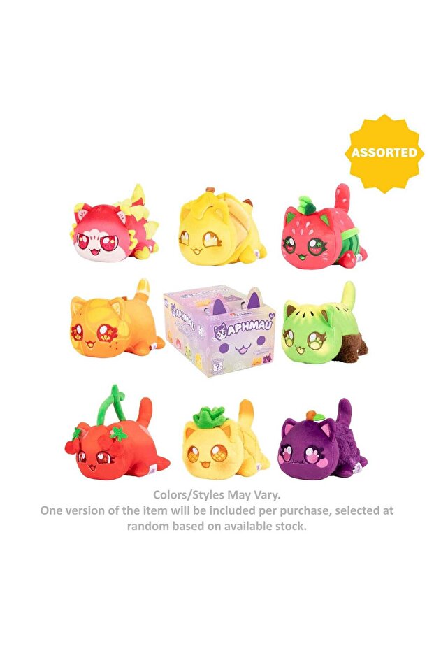 Aphmau MeeMeows Fruit Cats Limited Edition Mystery Plush Toy (15.24 cm, Assorted)