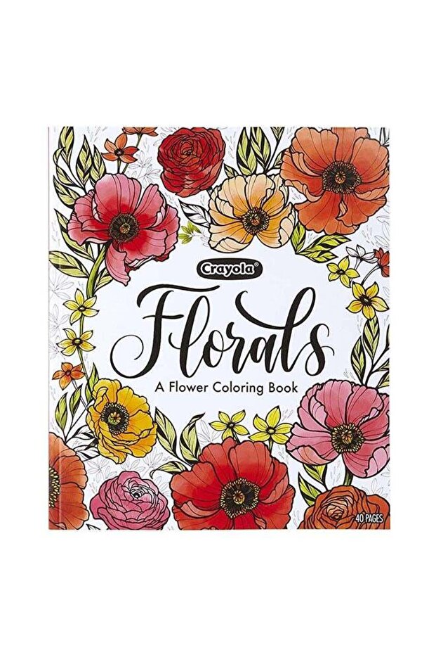 40-Page Coloring Book, Colors In Bloom