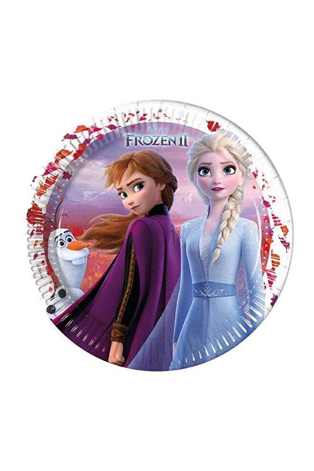 Disney Frozen II Paper Plates – 23 cm Round Party Plates (8 Pcs)