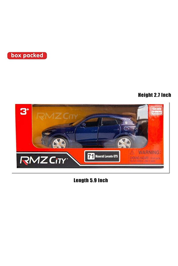 RMZ City Maserati Levante GTS #71 Die-cast Car (1:36, Blue)