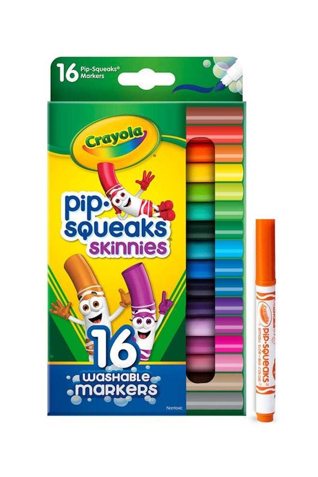 Washable Pip-Squeaks Skinnies Markers Pack of 16