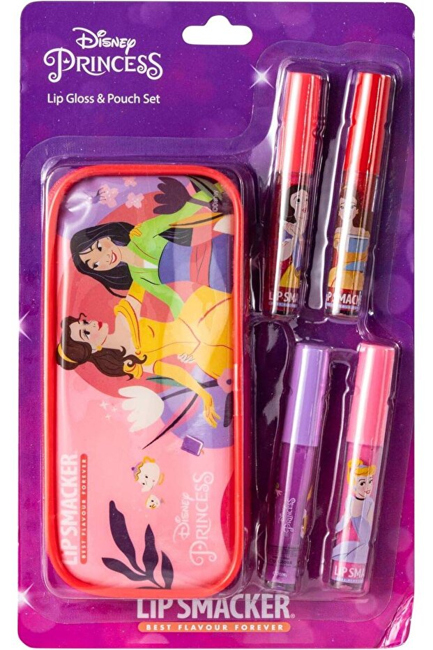Lip Smacker Disney Princess Lip Gloss & Pouch Set