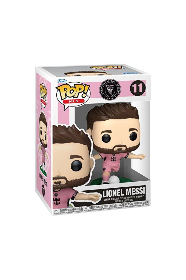 Funko POP! MLS Inter Miami CF Lionel Messi (Pink Uniform) Vinyl Figure (9.9 cm)