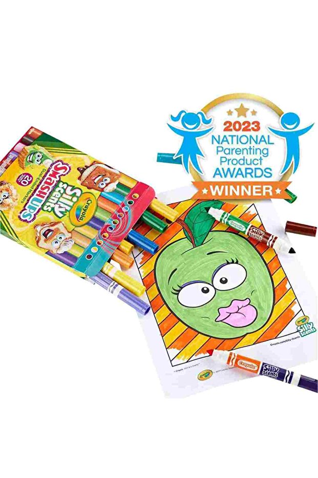 Crayola Silly Scents Smash Ups Dual-Ended Washable Markers (10 Count)
