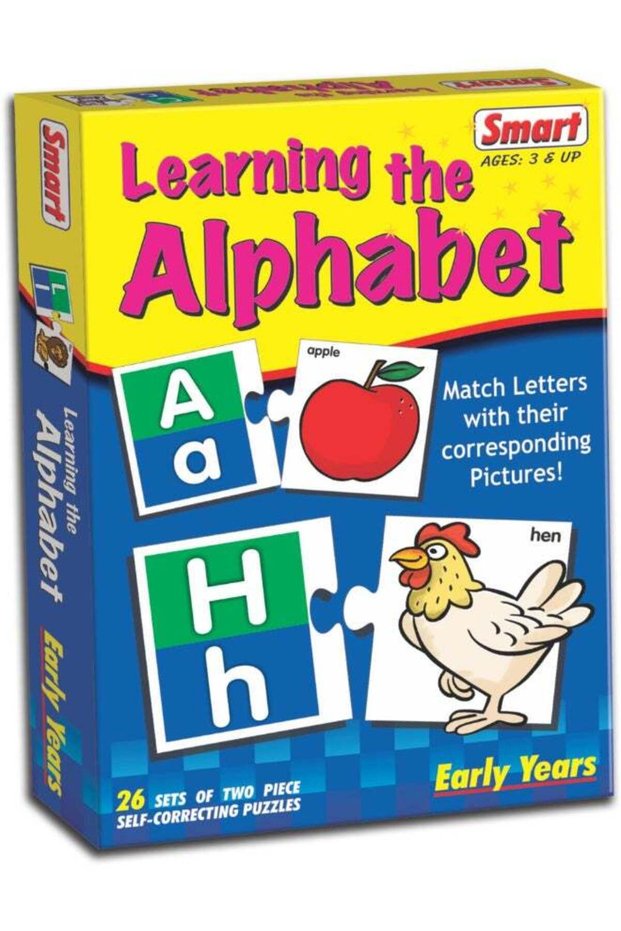 Creative's Smart Learning the Alphabet Puzzles Game for Kids - 26 Self-Correcting Two-Piece Sets -