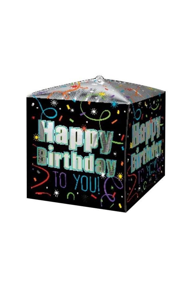Brilliant Birthday Cubez Ballon 15centimeter Decorations Party Supplies 15cm