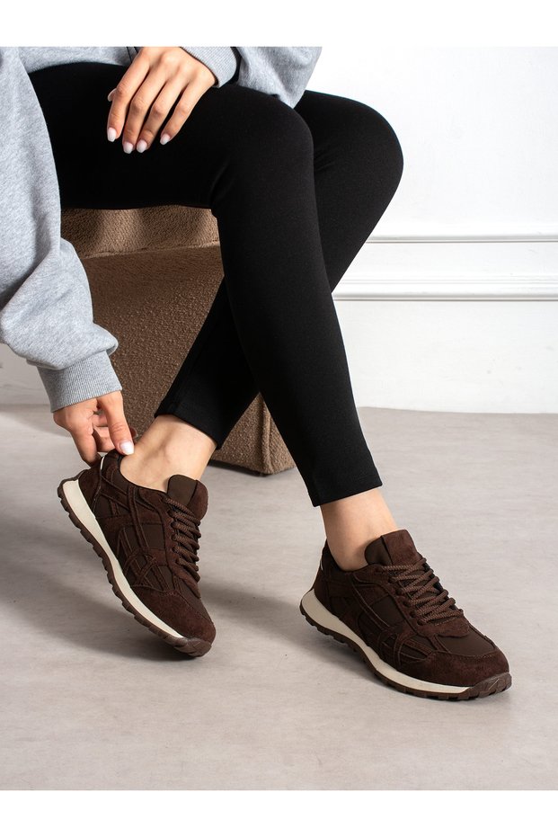 Elvi̇a Brown Women's Sneakers