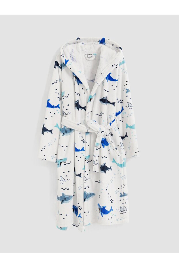 Boys' bathrobe with Patterned