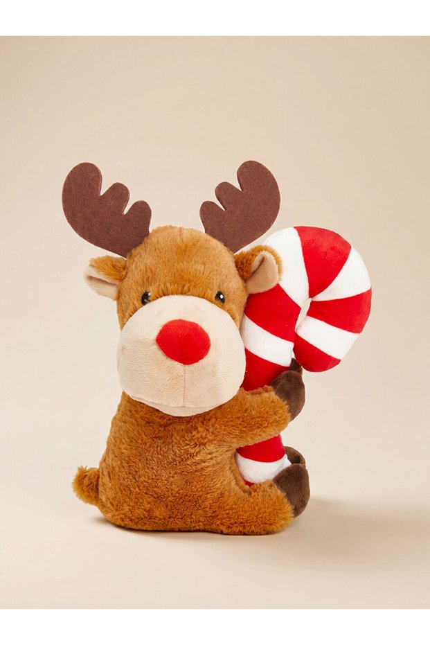Freezen Store's I Deer Figurine Plush Doll Throw Pillow