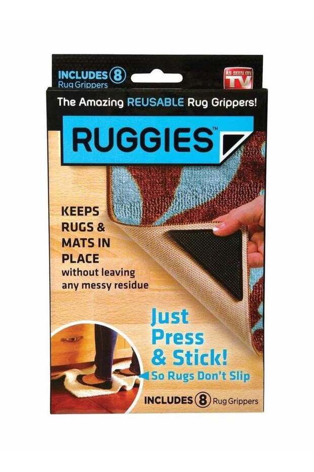 Reusable Rug Grippers 8 Pieces Pack