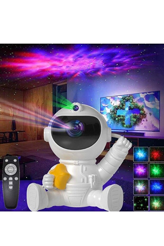 Astronaut Star Projector Galaxy Night Light Kids Space lights LED Lamp with Remote Control Timer an
