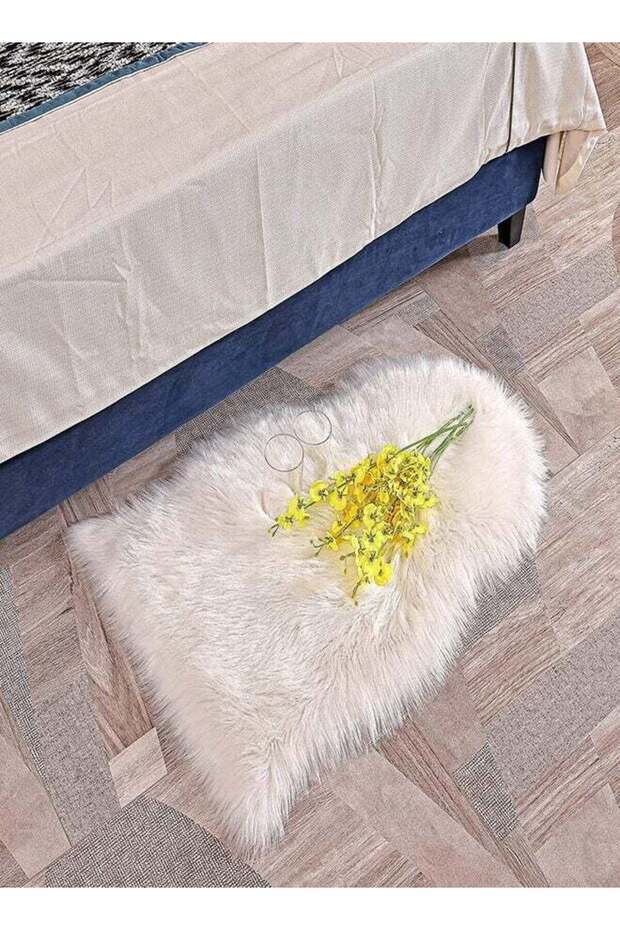 Soft Plush Living Room Sofa Chair Mat Carpet Cushion Ara Rug Home Decor White