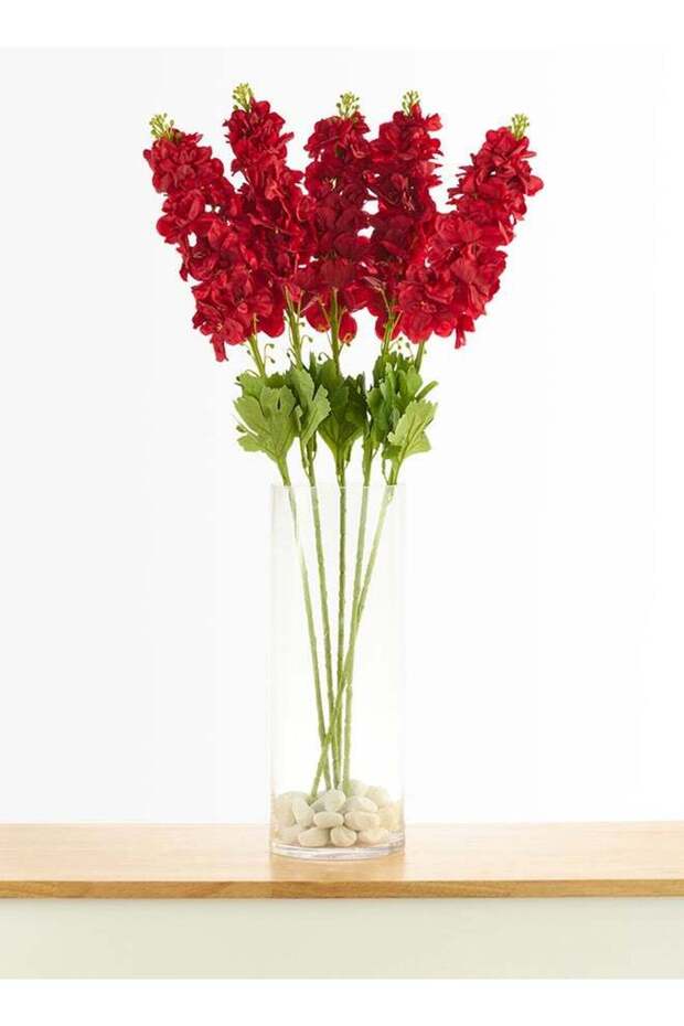 Wild Orchid 5pc Flower Stick – Maroon | 92cm Artificial Flower Stick | Ideal for Wedding, Living Ro