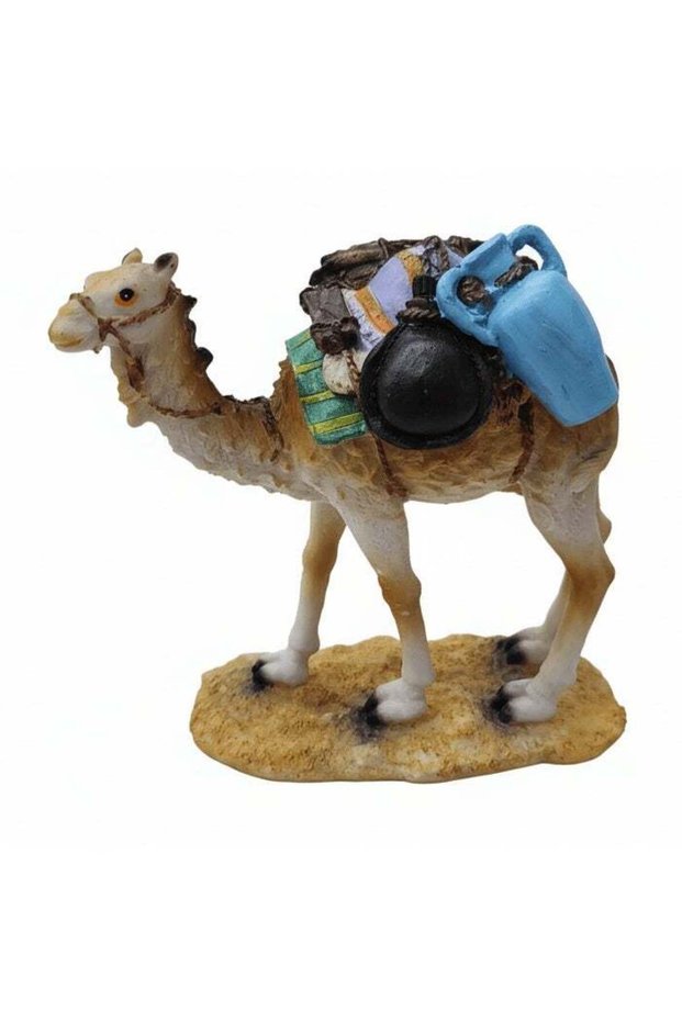 AKDC Traditional Polyresin Camel Figurine – Cultural Artistic Decorative Showpiece for Home & Offic
