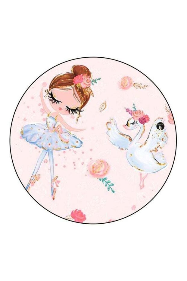 Cartoon Printed Fridge Magnet Pink/Blue 5.5cm