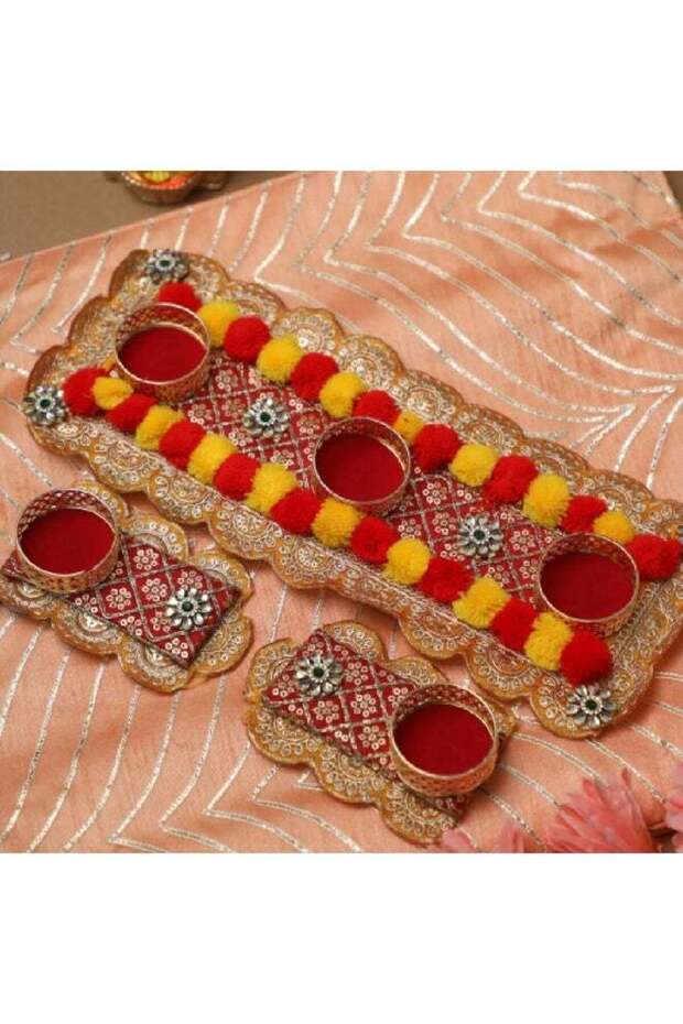 Elegant Decorative Fancy Tealight Candle Holder Set for Diwali Decoration
