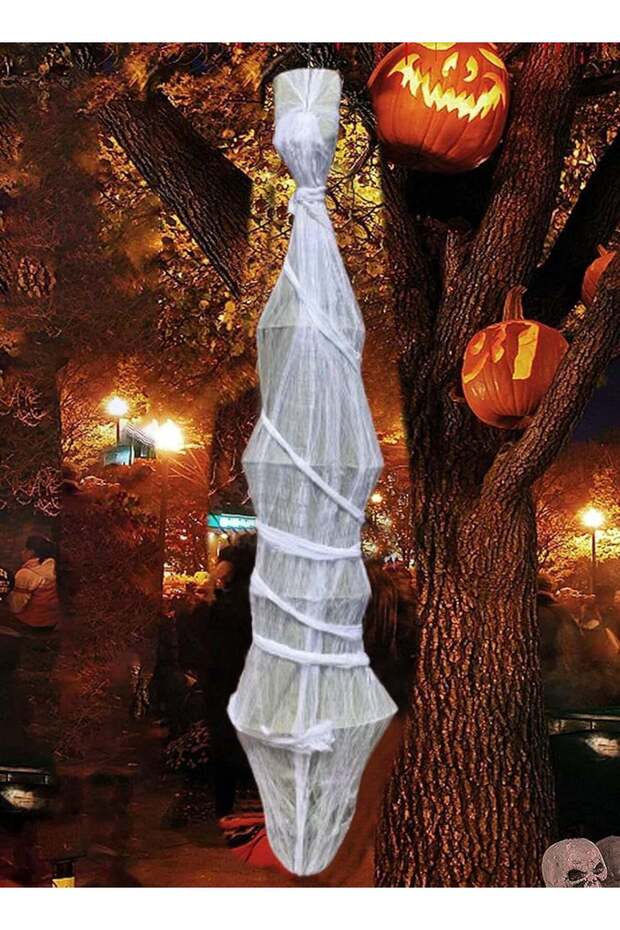 180CM Hanging Corpse Dead Victim Props Practical Jokes Decorations Haunted Creepy House Gag Toys De