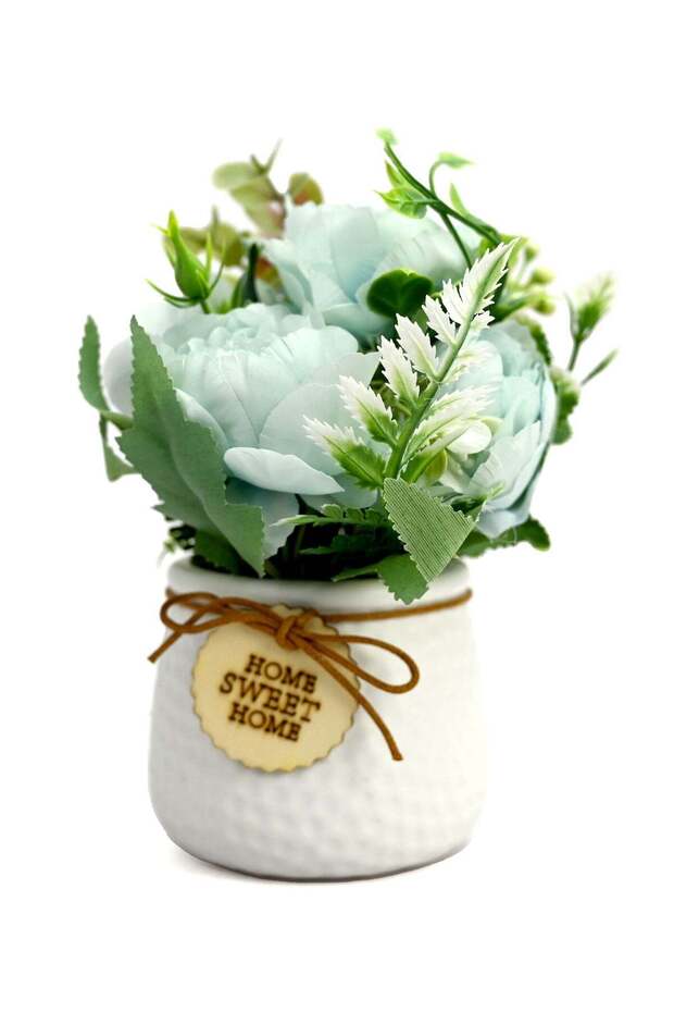 Artificial Flowers With Pot For Home Table Decoration, Decoration Flowers For Lively Home Décor, Fa