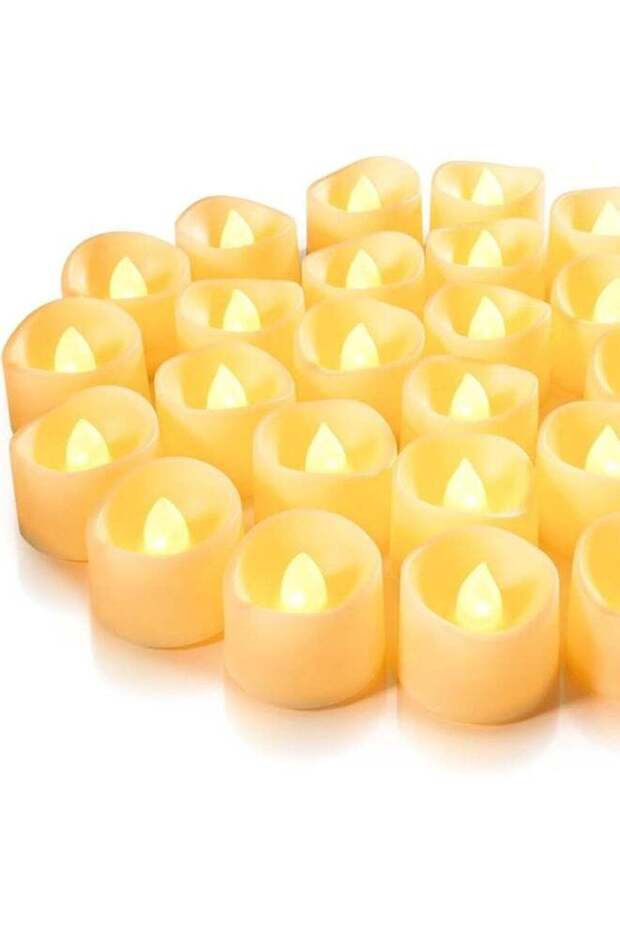 10 Pack Battery Operated LED Tea Lights, Flameless Flickering Electric Candles for Home, Wedding, H