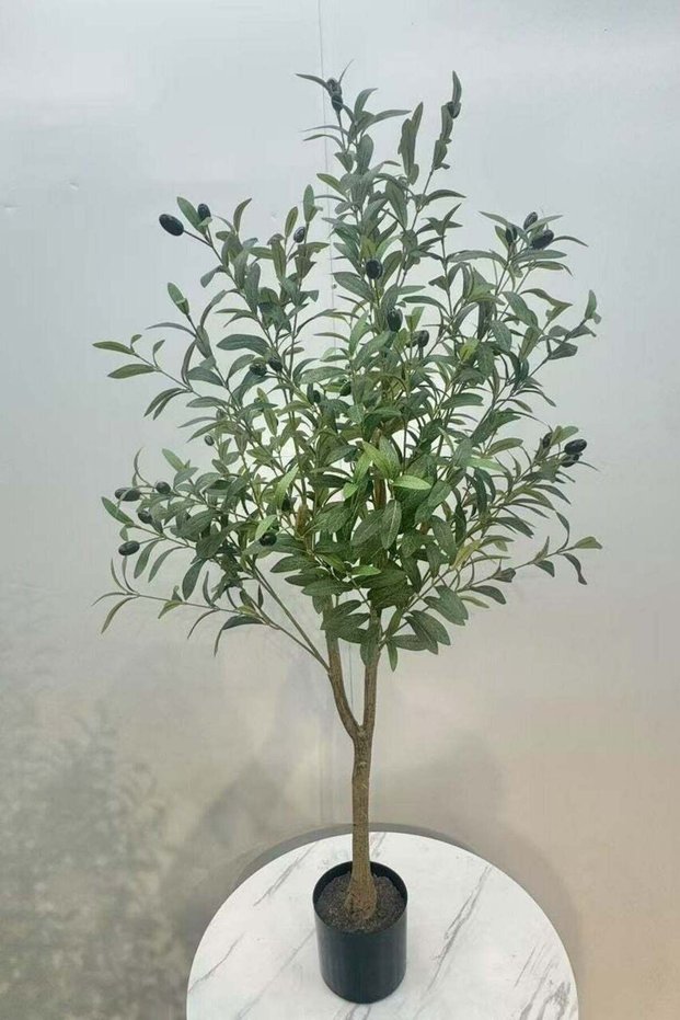 Artificial Olive Tree Fake Tree with Lifelike Olive Leaves Faux Olive Tree Indoor Outdoor for Home