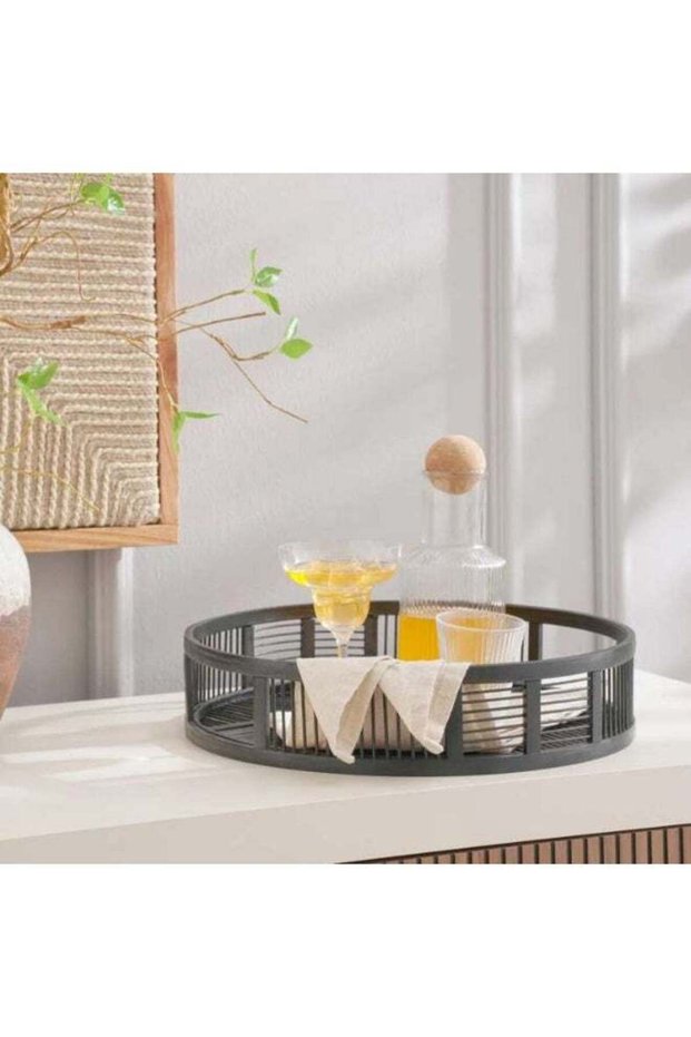 Boho Tray 40x9cm-Black - 112ATO9900207