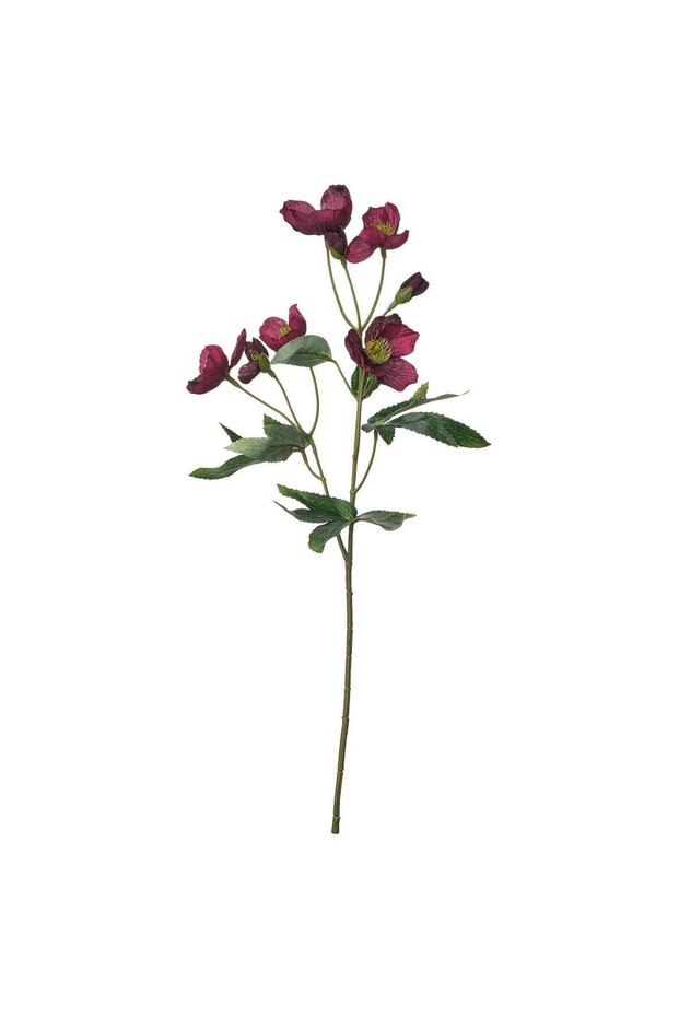 Artificial Flower, Christmas Rose, In/Outdoor, 50 cm