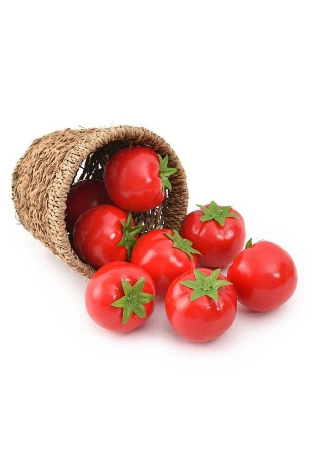8Pcs Artificial Tomatoes – Simulation Vegetable Decor for Kitchen, Party, Photography Prop – Lifeli
