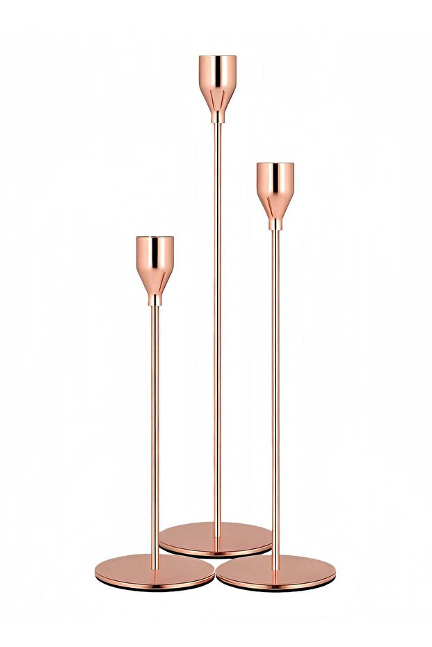 Candle Holders Set of 3 for Taper Candles, Decorative Candlestick Holder for Wedding, Dinning, Part