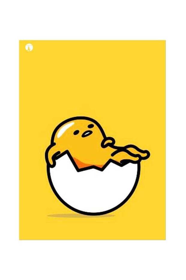 Hatched Egg Themed Metallic Plate Yellow/White/Black 20x15cm