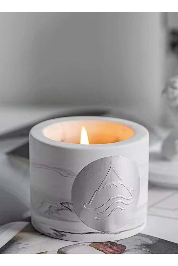 Naturals Luxury Scented Ceramic Soy Candle Jar Greek Statue Shape Perfect Gift for Home Decor Fashi