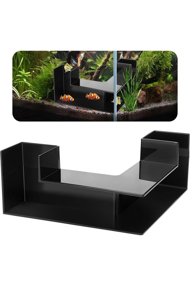 Aquarium Tunnel, Fish Tank Tunnel, Shrimp Cave Hideout, Dual Entrance Underground Design for Aquari