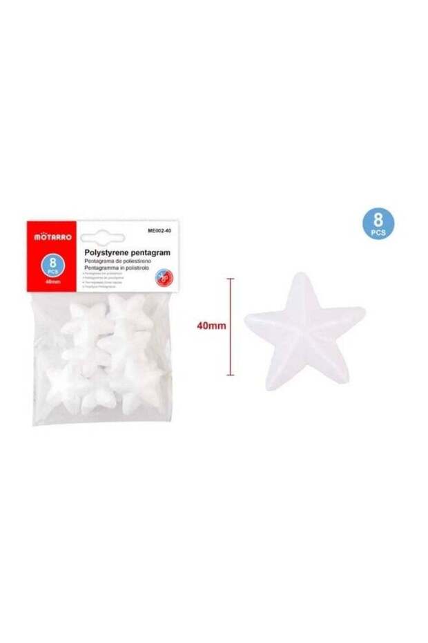 MOTARRO Polystyrene Pentagram Wall Decor Lightweight Foam Star Symbol for Gothic, Pagan ME002-40