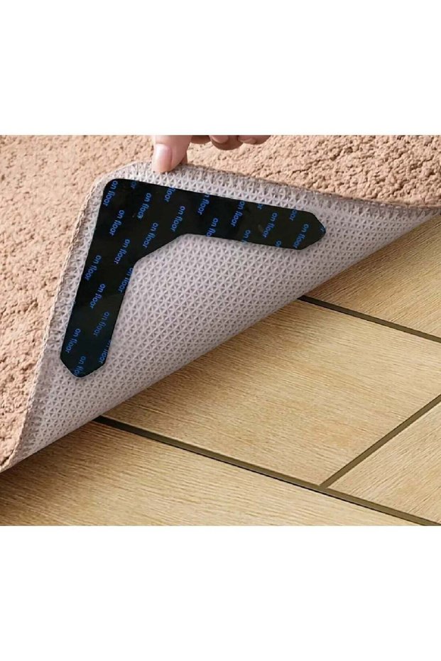 8-Pack Of Carpet Floor Mat Fixed Anti-Slip Stickers Multi-Functional Double-Sided Tape To Prevent C