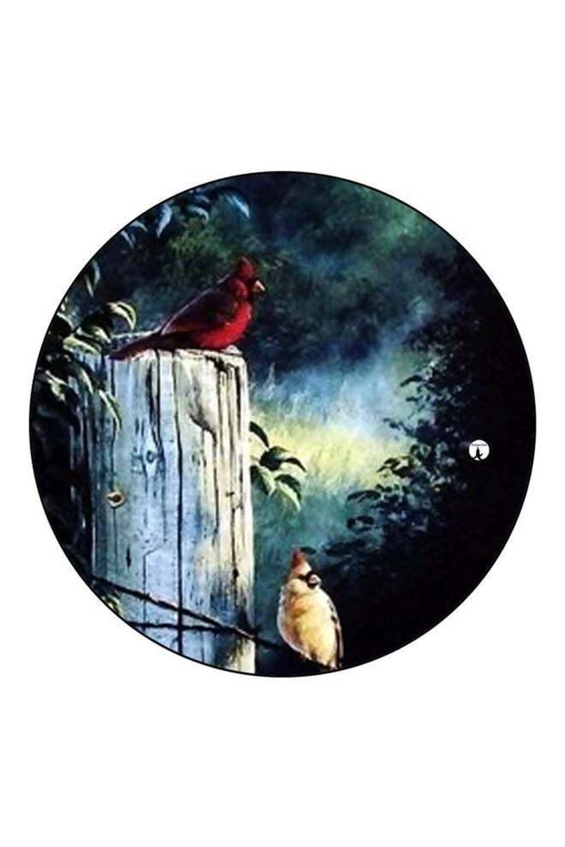 Birds Printed Fridge Magnet Blue/Black/Red 5.5cm