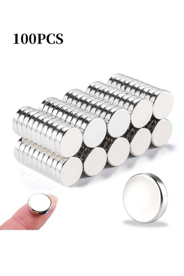 Fridge Magnets, 100 Pieces Small Magnets, Mini Magnets Small Round Magnets for Crafts, 3 x 3mm Neod