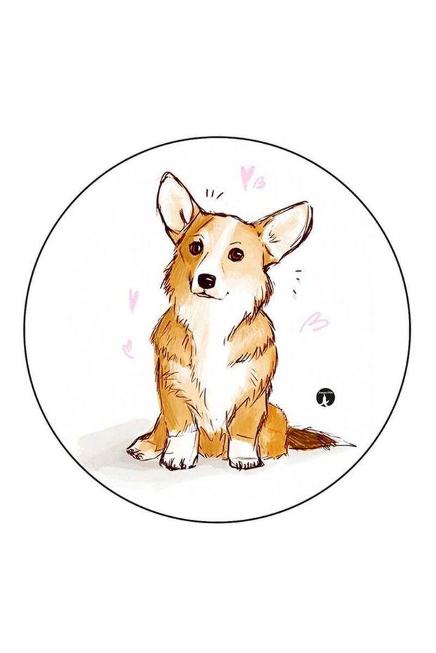 A Dog Printed Fridge Magnet Multicolour