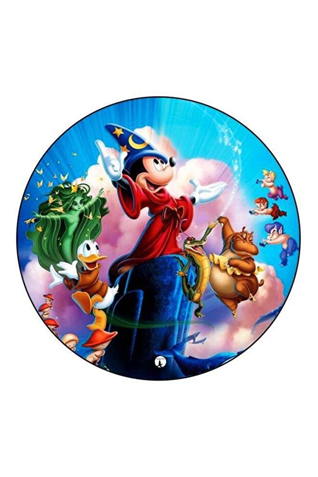 Mickey Mouse Printed Fridge Magnet Blue/Red/Green 5.5cm