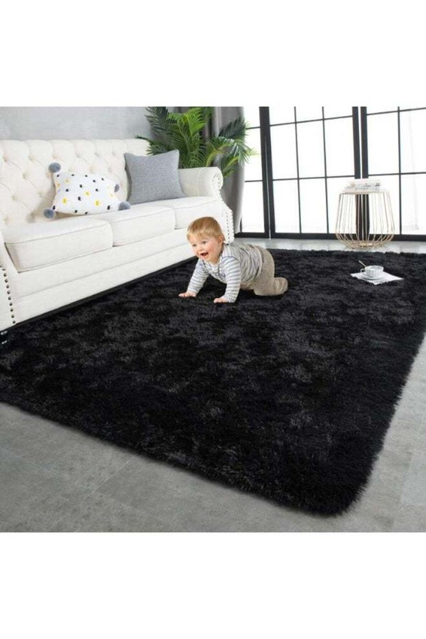 Super Soft Shaggy Rugs Fluffy Carpets, 4x5.9 Feet, Indoor Modern Plush Area Rugs for Living Room Be
