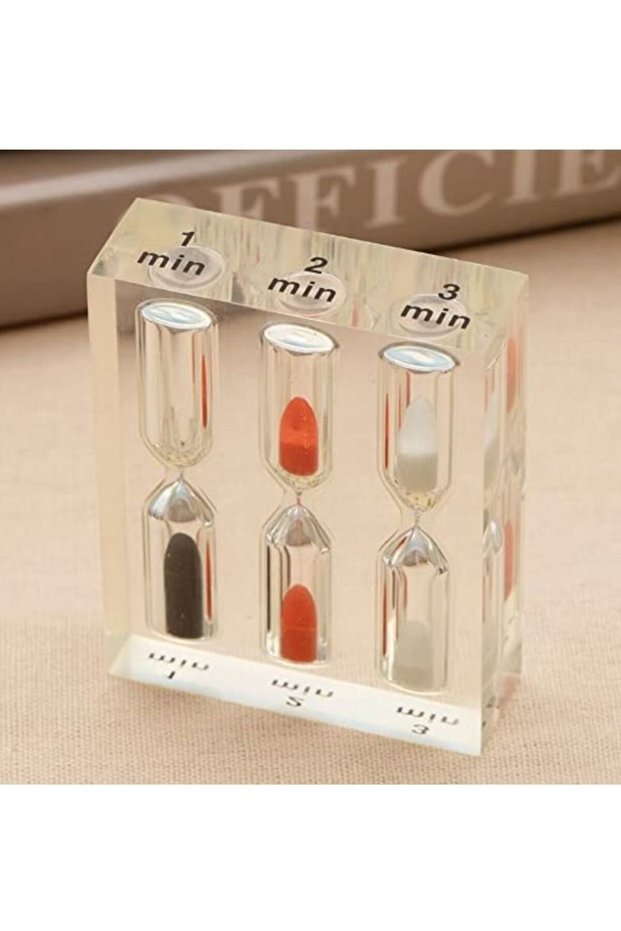 Hourglass Sand Timer 1 / 2 / 3 Minutes, Creative Time Funnel Home Decor Ornament Gift for Home Offi