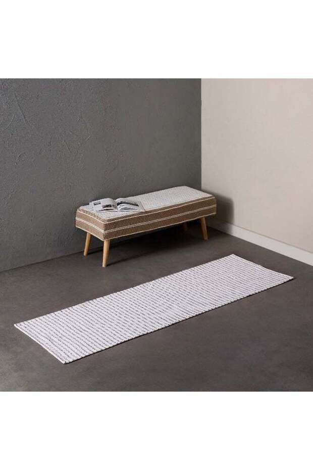Allan Snow Recycled Cotton Dhurrie 180 x 60 cm