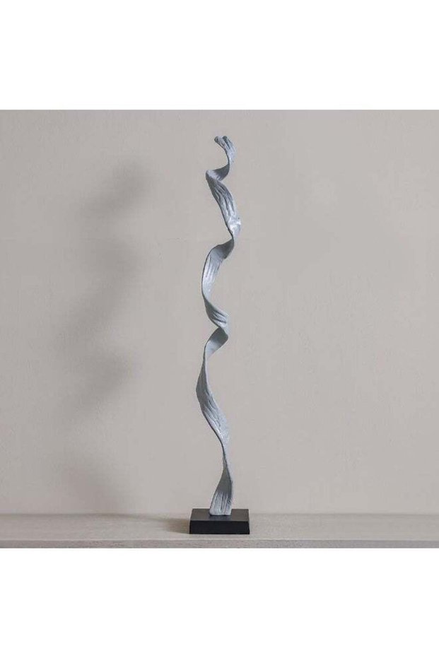 Stark Aluminium Leaf Sculpture – Modern Decorative Aluminium Art with Elegant Leaf Design, Perfect