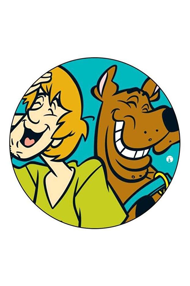 Scooby-Doo Printed Fridge Magnet Green/Blue/Brown 5.5cm