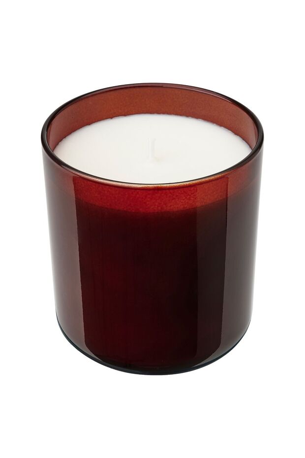 Scented candle in glass, Berries/red, 50 hr