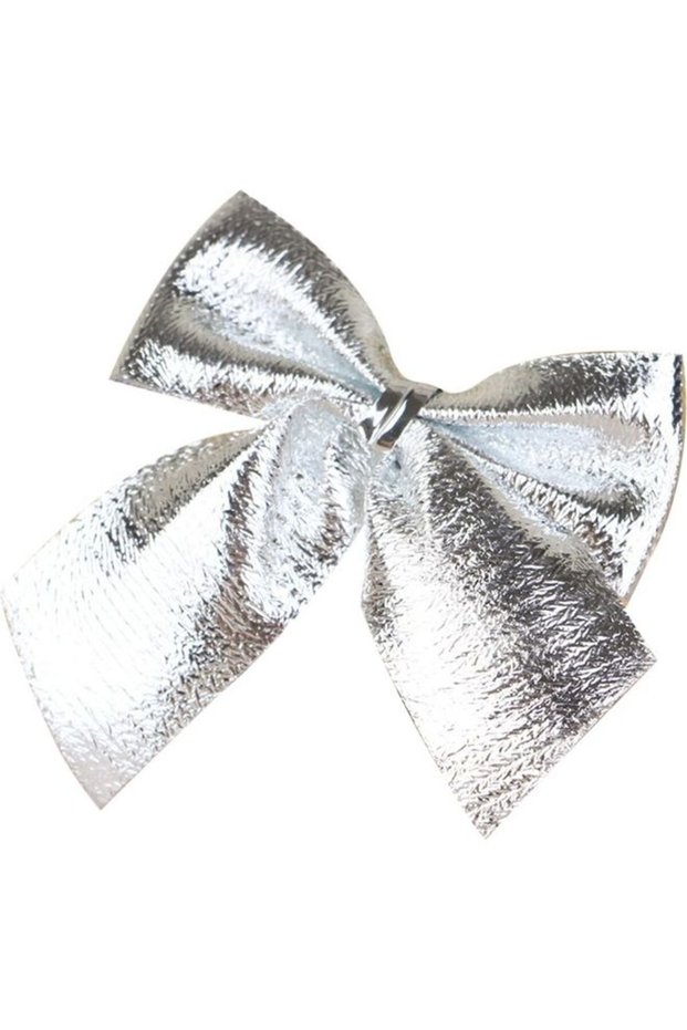 Glitter Bowknot Christmas Tree Ornament Sliver